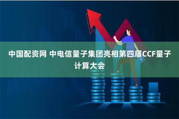 中国配资网 中电信量子集团亮相第四届CCF量子计算大会